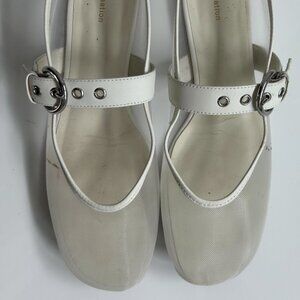 Reformation Bethany Ballet Flat Ivory